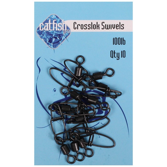 Catfish Pro Cross Lok Swivels