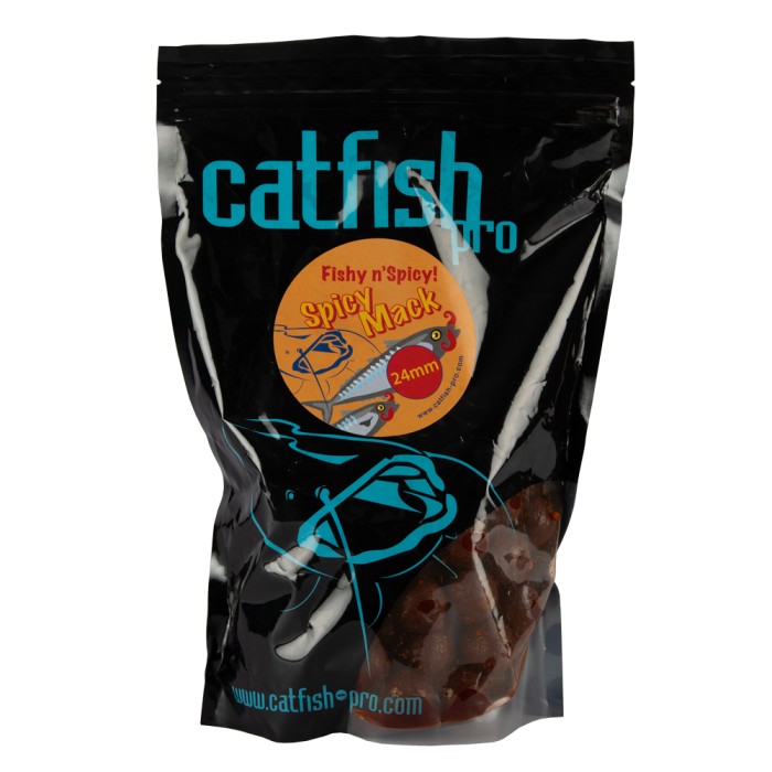 Catfish Pro Spicy Mack Boilies 900g Catfish Bait Angling Direct