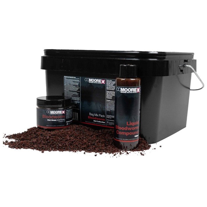 CC Moore Bloodworm PVA Bag Mix Fishing Pack Bucket