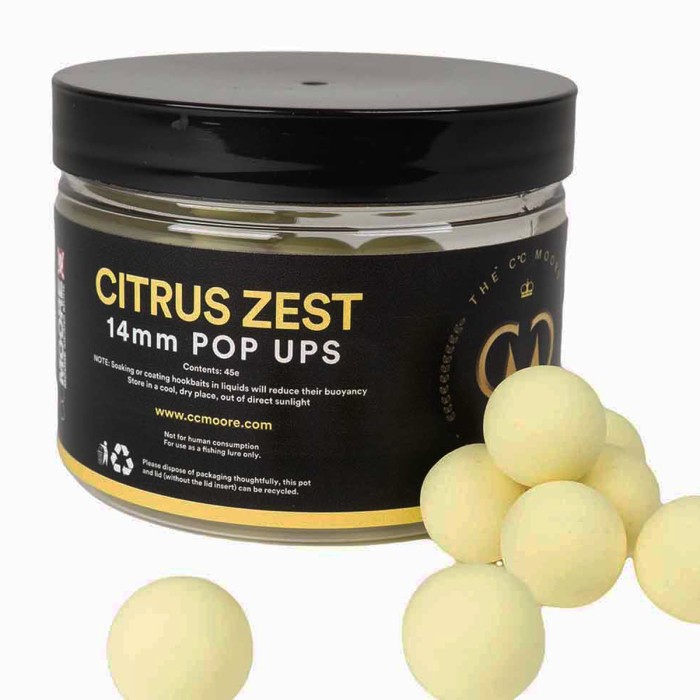 CC Moore Elite Range Citrus Zest Pop Ups 14mm