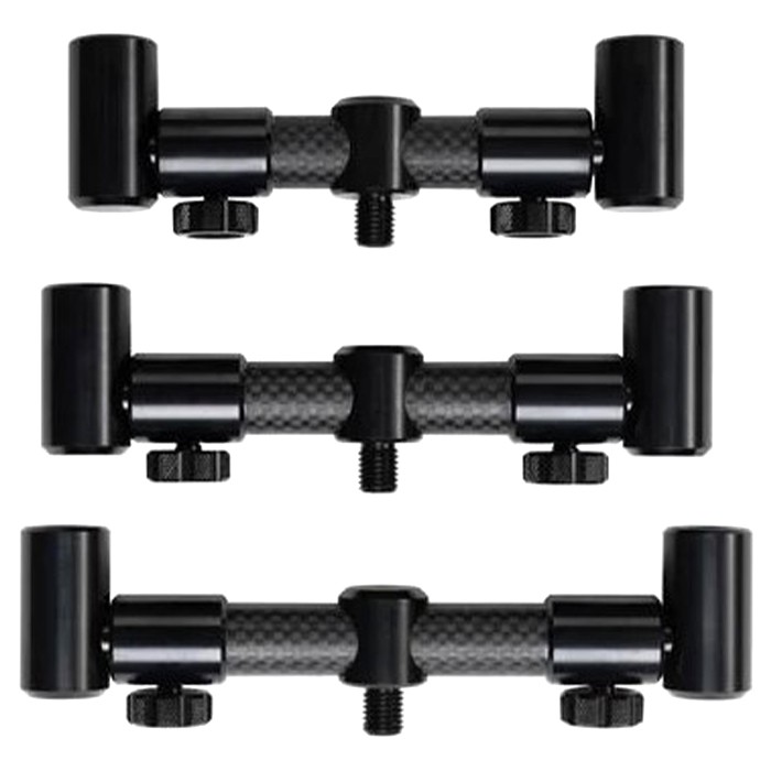 Century Carbon Stealth Chunky Adjustable 2 Rod Fishing Buzz Bars 3