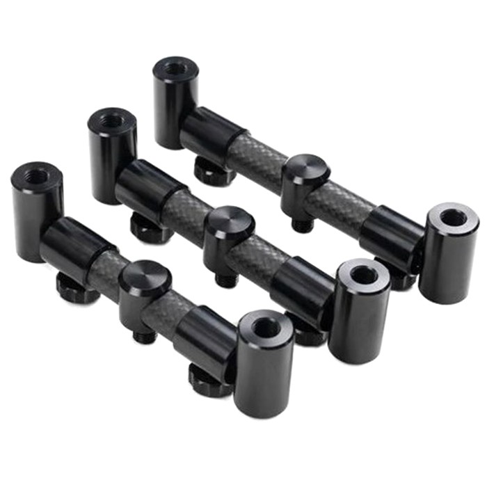 Century Carbon Stealth Chunky Adjustable 2 Rod Fishing Buzz Bars