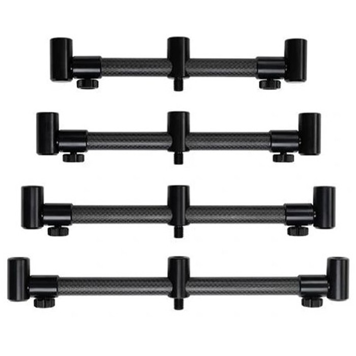 Century Carbon Stealth Chunky Adjustable 3 Rod Fishing Buzz Bars 2