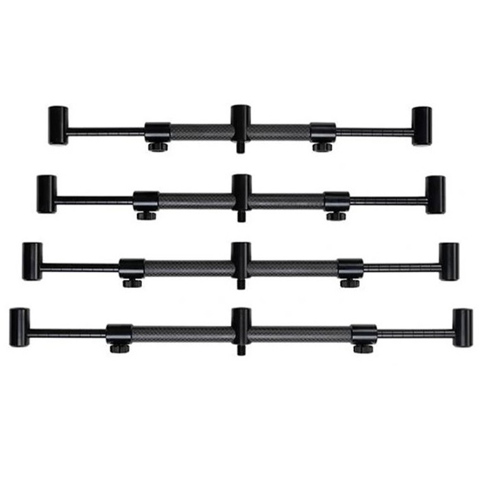 Century Carbon Stealth Chunky Adjustable 3 Rod Fishing Buzz Bars 3