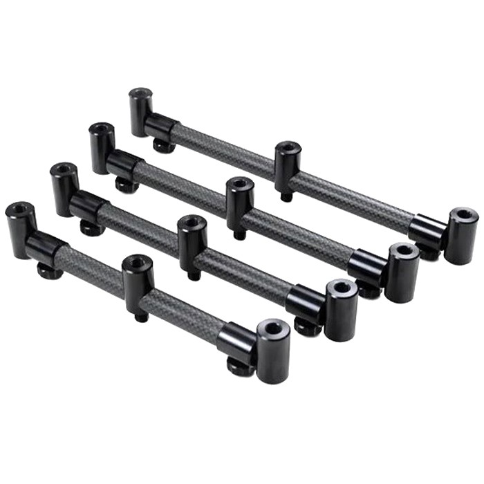 Century Carbon Stealth Chunky Adjustable 3 Rod Fishing Buzz Bars