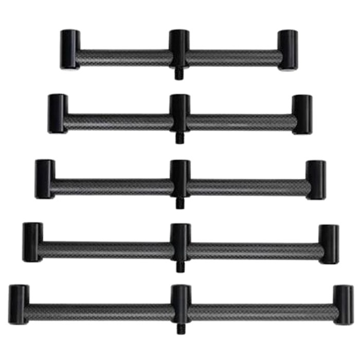 Century Carbon Stealth Chunky Fixed 3 Rod Fishing Buzz Bars