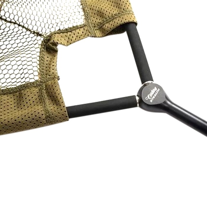 Century Stealth Black AL Fishing Landing Net Close Up 1