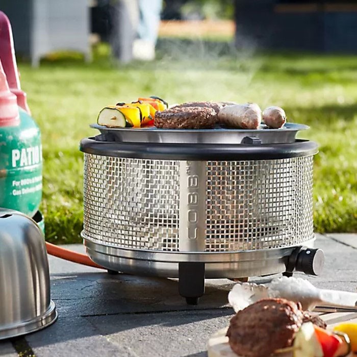 Cobb Premier Gas + BBQ System In Use 1