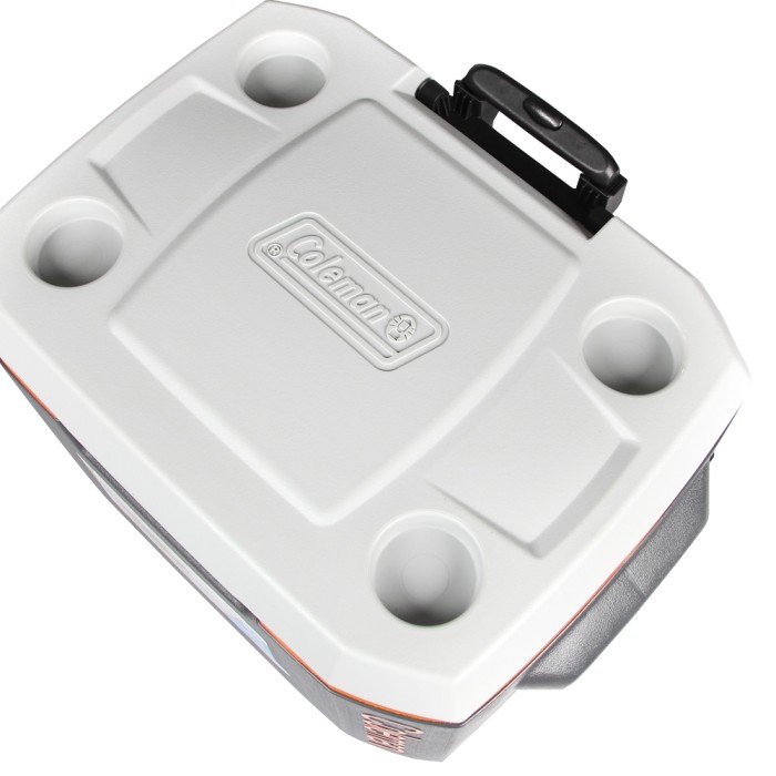 Coleman 50Qt Xtreme Wheeled Tricolour Cooler Top