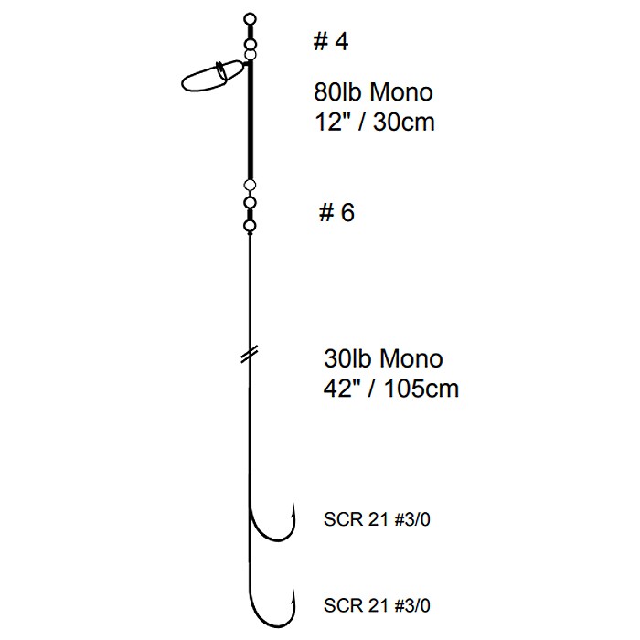 Cox & Rawle Boat Pennel Rig