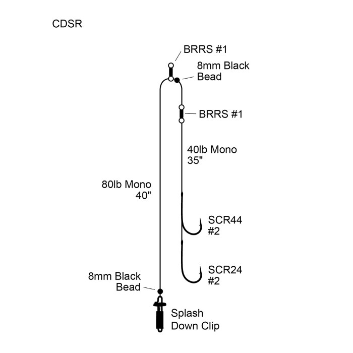 Cox & Rawle Specialist Clipped Down Smooth Hound Rig