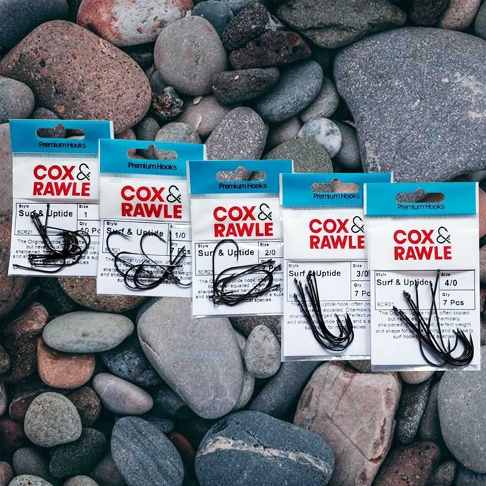 Cox & Rawle Surf & Uptide Fishing Hooks Sizes