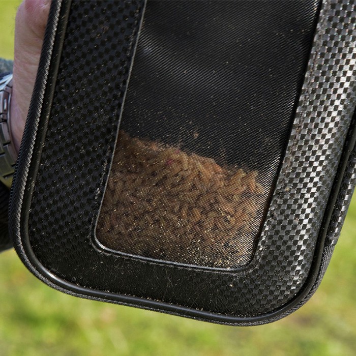 Cresta EVA Fishing Bait Bag Micro Mesh Small In Use 1