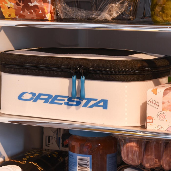 Cresta EVA White Bait Bag Micro Mesh Close Up