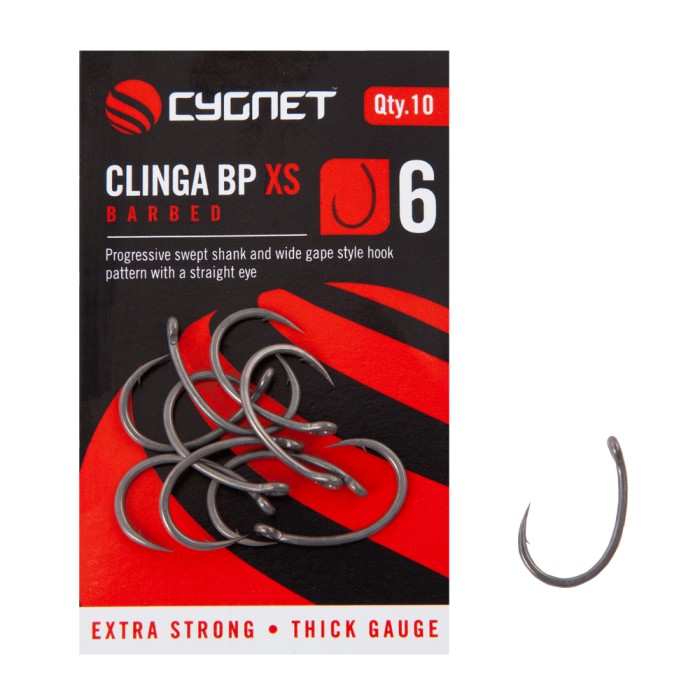 Cygnet Clinga BP XS Barbed Fishing Hooks 3