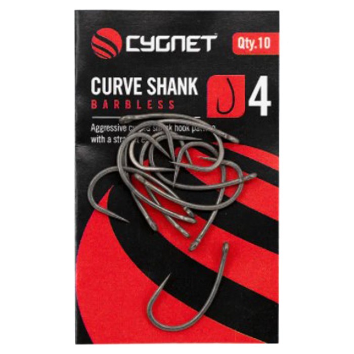 Cygnet Curve Shank Barbless Fishing Hooks 2
