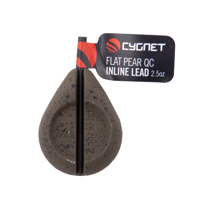 Cygnet Flat Pear QC Inline Fishing Leads 10