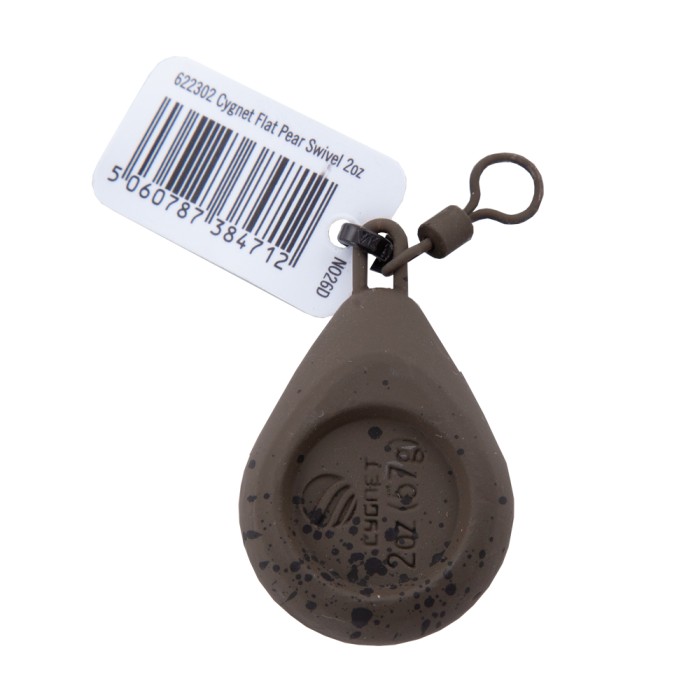 Cygnet Flat Pear Swivel Fishing Leads 5