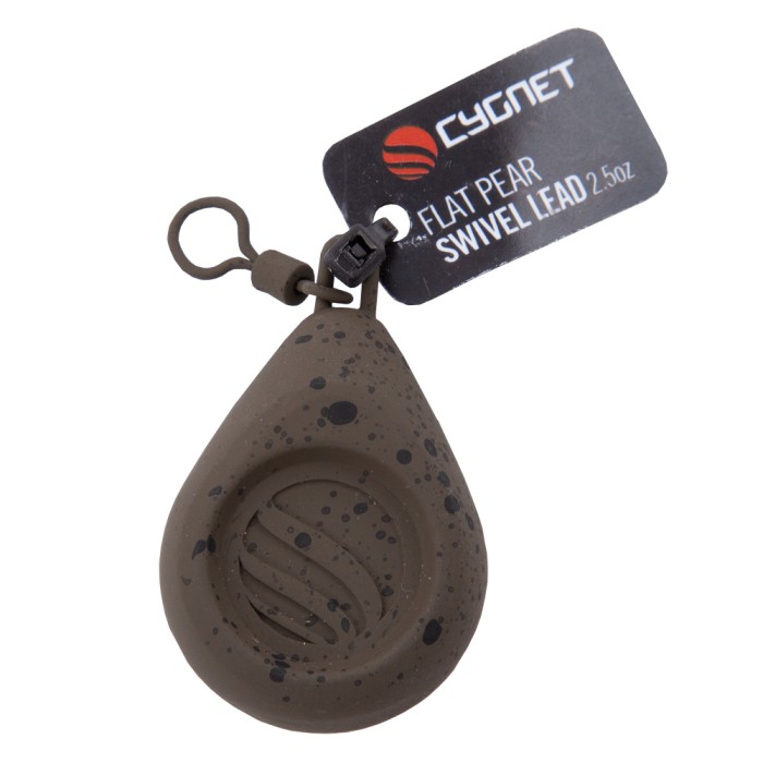 Cygnet Flat Pear Swivel Fishing Leads 10