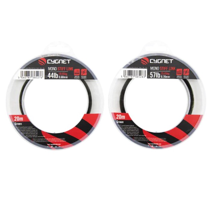Cygnet Mono Stiff Fishing Link 20m Green