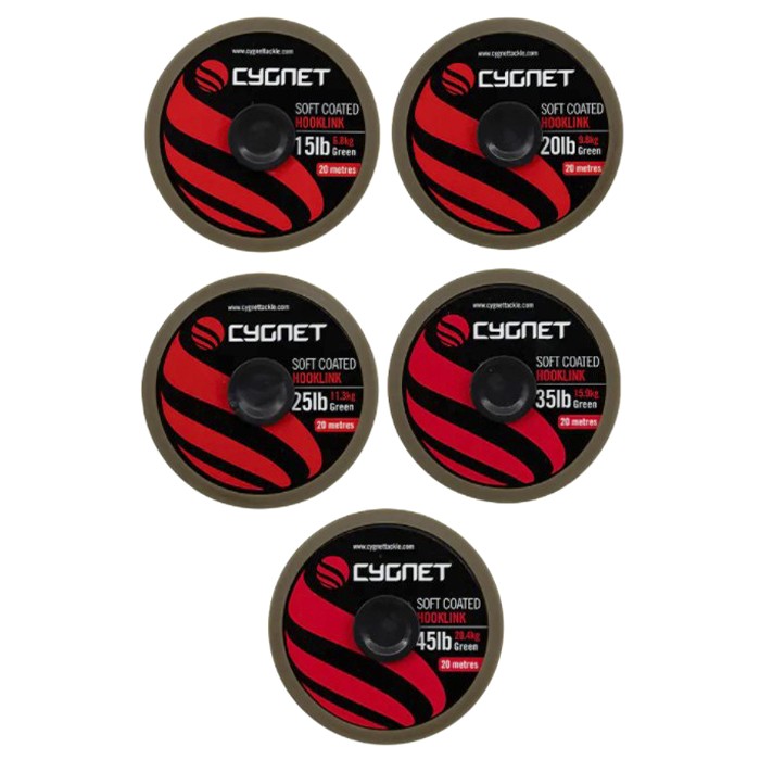 Cygnet Soft Coated Fishing Hooklink 20m 1