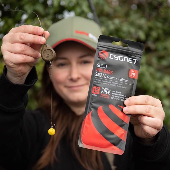 Cygnet Solid PVA Fishing Bags In Use 2