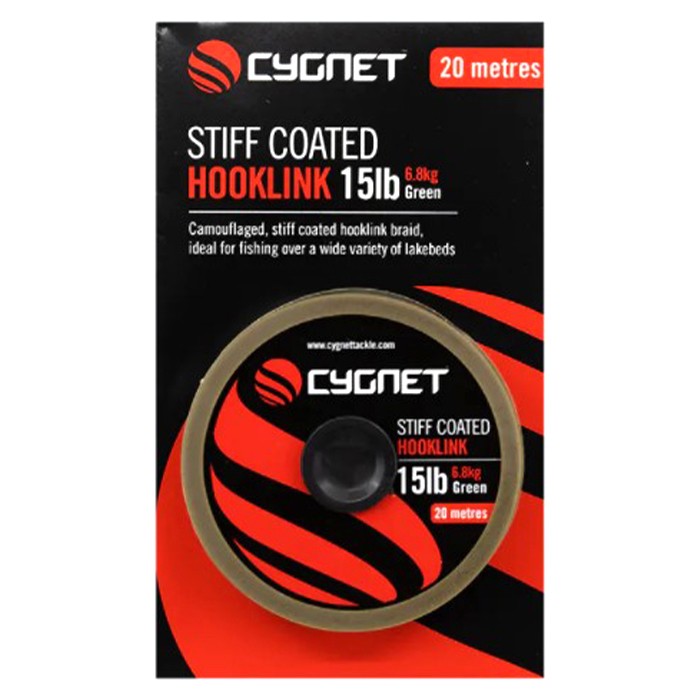Cygnet Stiff Coated Fishing Hooklink 20m