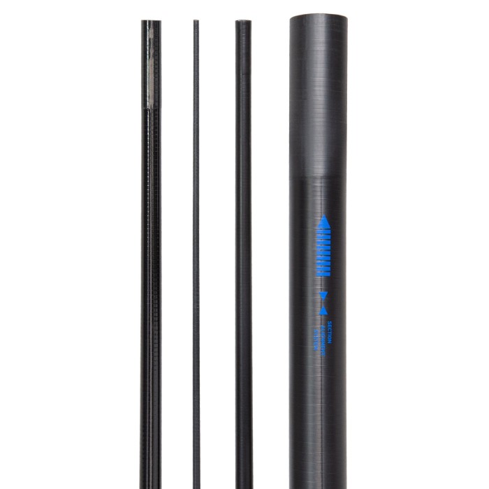 Daiwa ZR4 16m Pole Sections close up