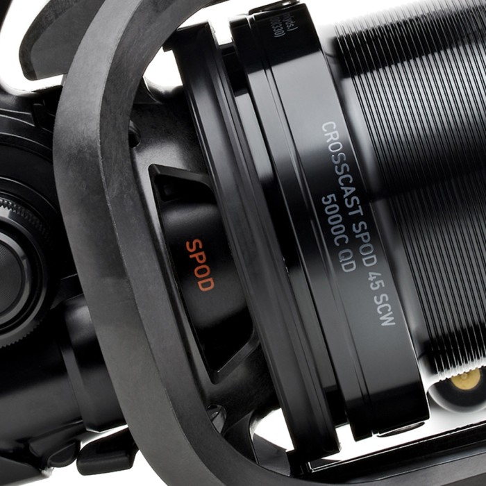 Daiwa 20 Crosscast 45 SCW QD Spod Reel Close Up