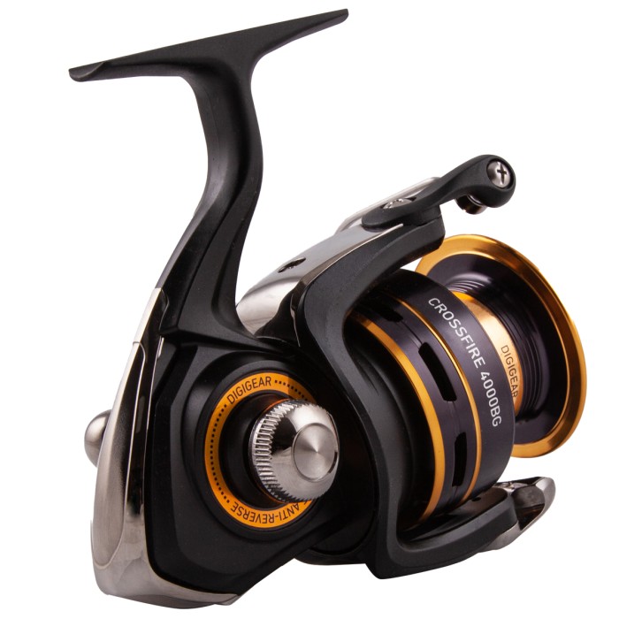 Daiwa 20 Crossfire Reel Black Gold 3