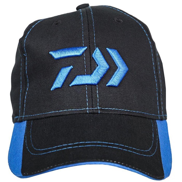 Daiwa Black N Blue Fishing Cap Front