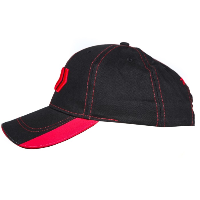 Daiwa Black'N'Red Fishing Cap Side