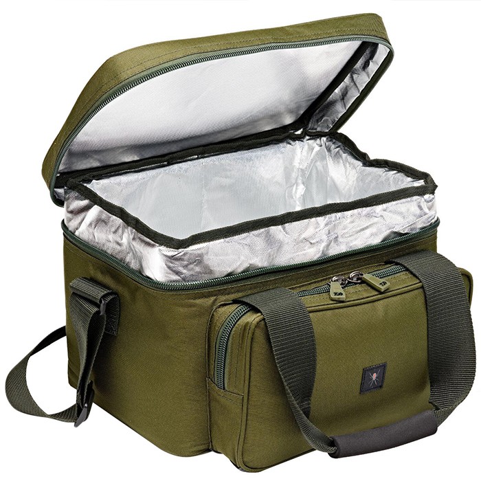 Daiwa Black Widow Fishing Cool Bait Bags Open