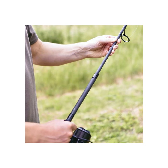 Daiwa Black Widow Extended Carp Fishing Rod In Use