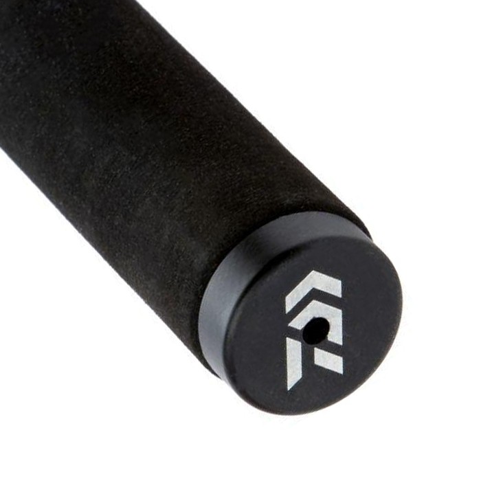 Daiwa Black Widow Extending Carp Fishing Rods Close Up Butt End