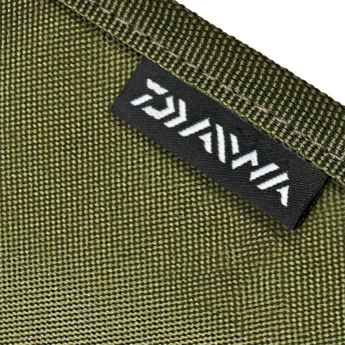 Daiwa Black Widow Fishing Rod Sleeve Close Up Branding