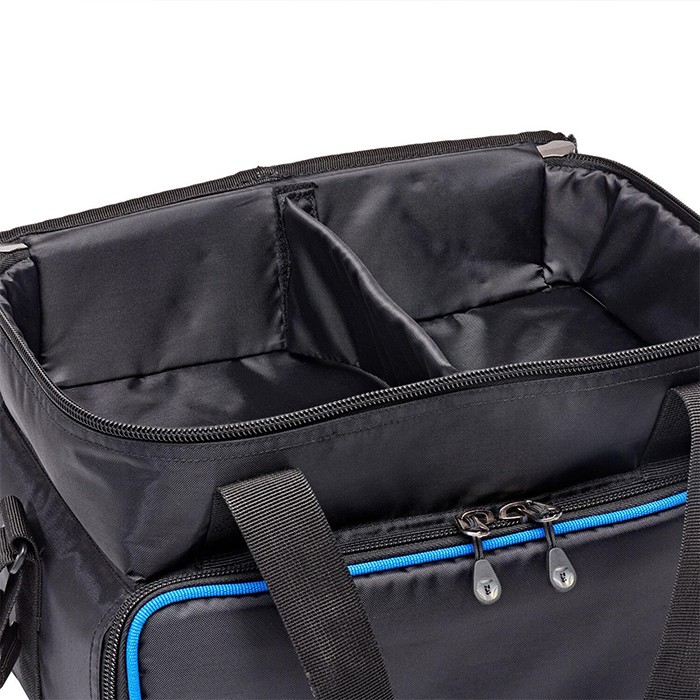 Daiwa N'ZON Feeder Case Fishing Carryall Large Top Open Close Up