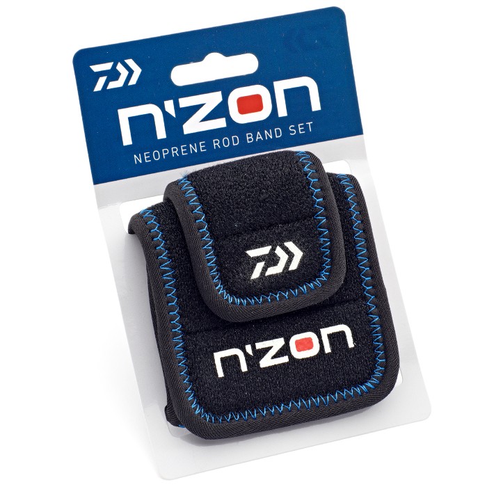 Daiwa N'ZON Neoprene Fishing Rod Band Set Packaging