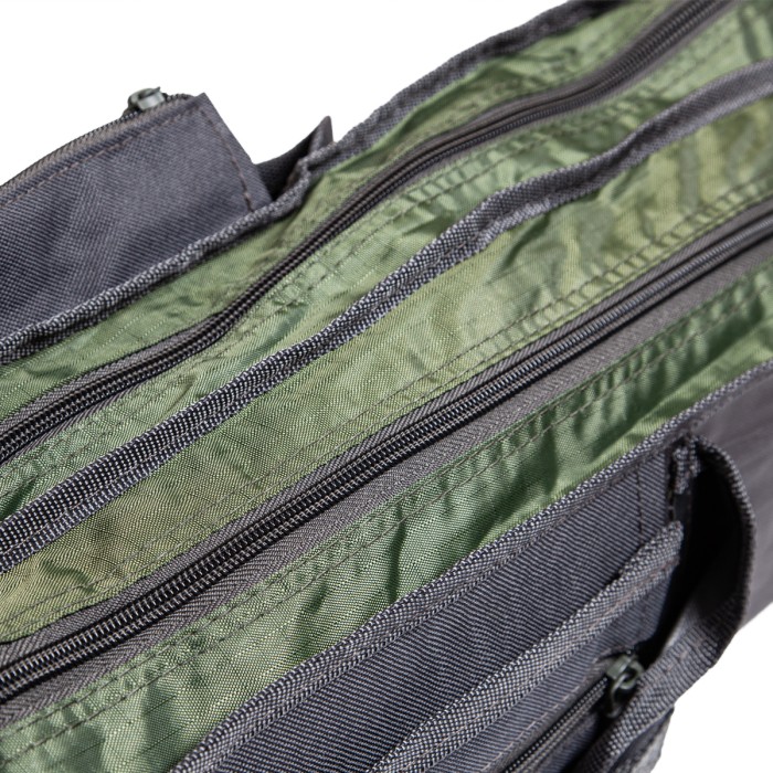 DAM 2 Compartment Fishing Rod Bag Close Up