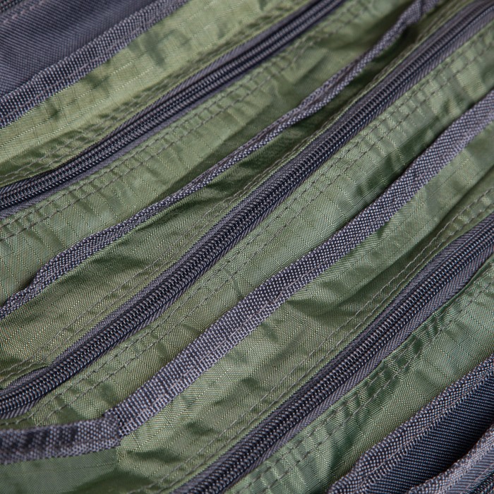 DAM 3 Compartment Fishing Rod Bag Close Up 1
