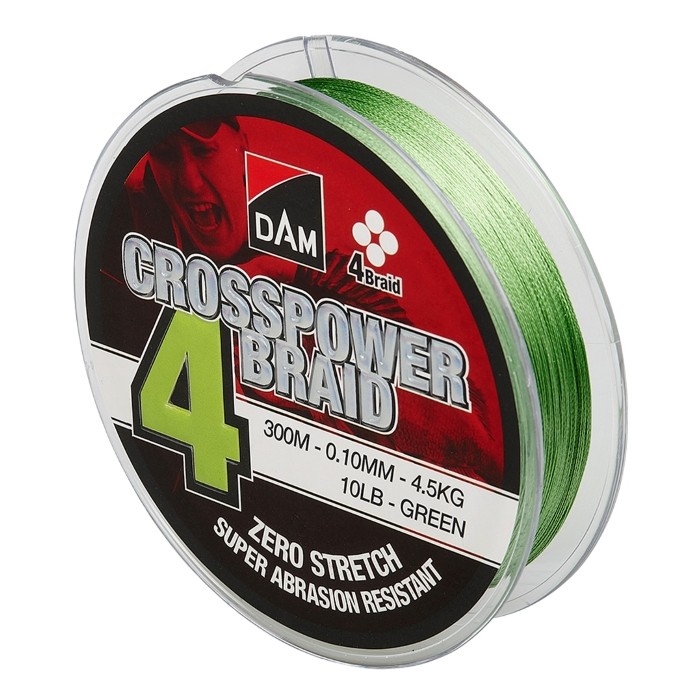 DAM Crosspower Green 4-Braid 300m