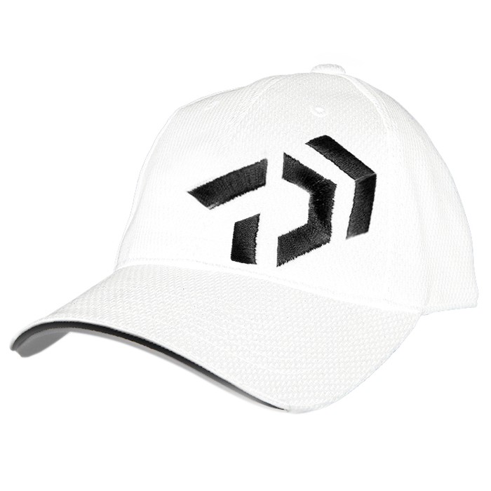 Daiwa DVEC Angled Fishing Cap White Black