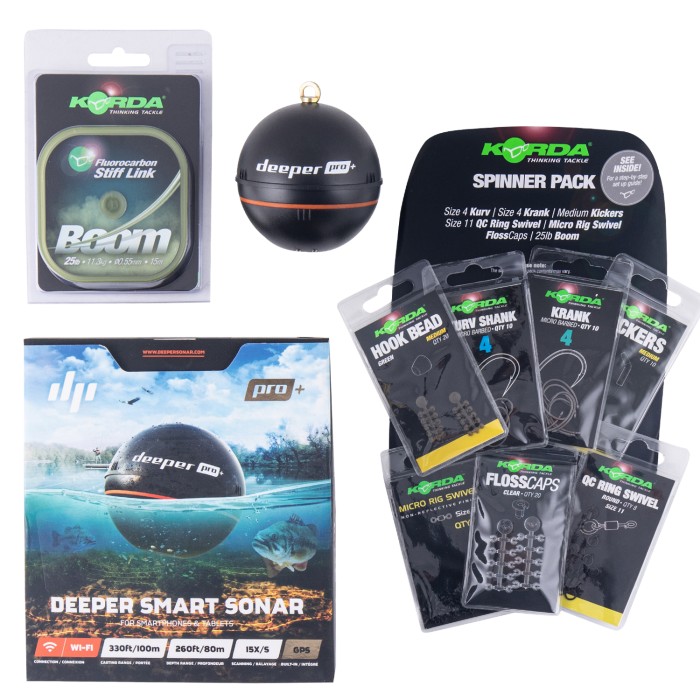 Deeper Pro Plus Fishfinder + Free Spinner Rig Pack