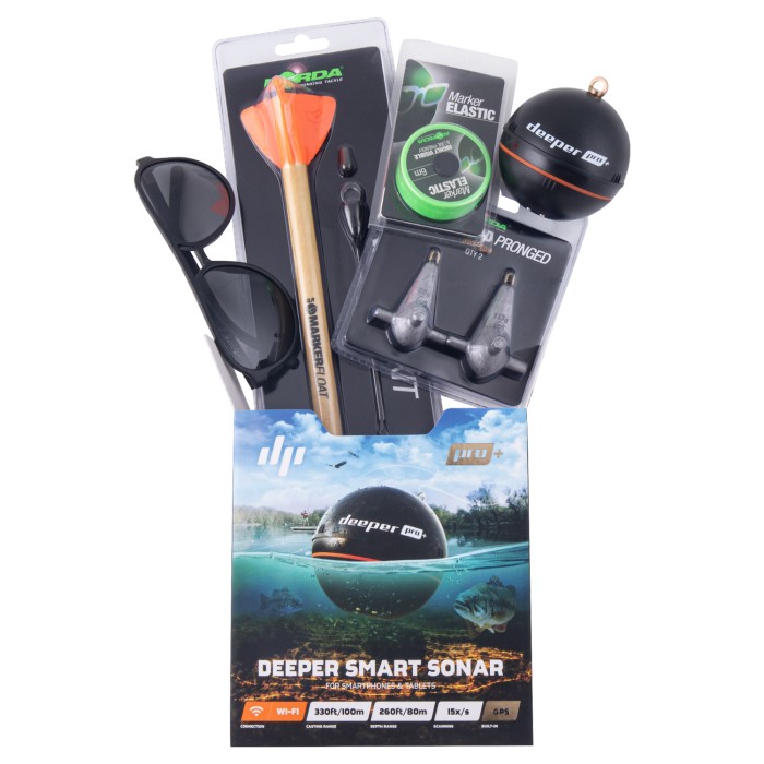 Deeper Pro Plus Fishfinder + Free Summer Bundle 2
