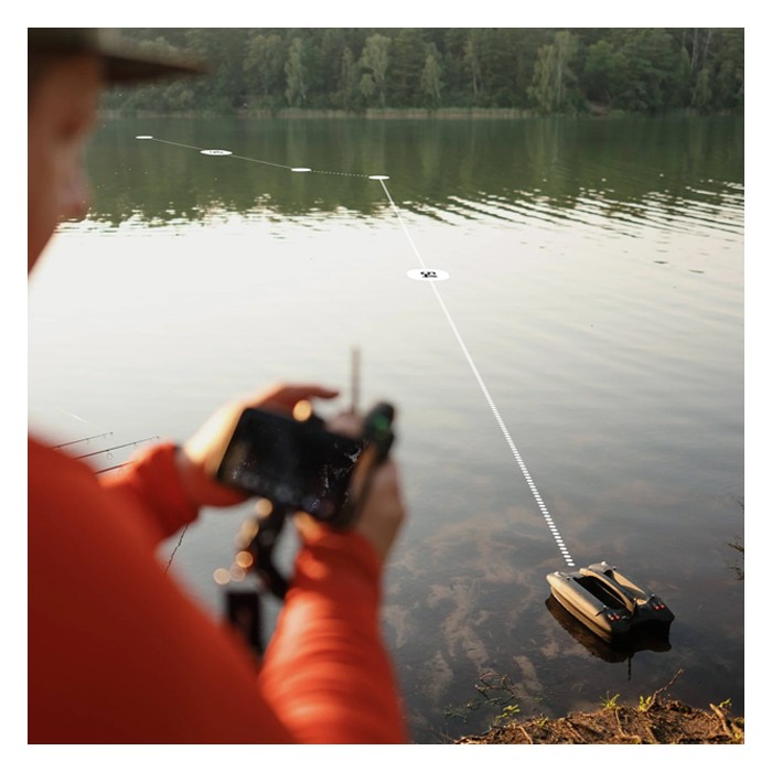 Deeper QUEST Bait Boat In Use 7