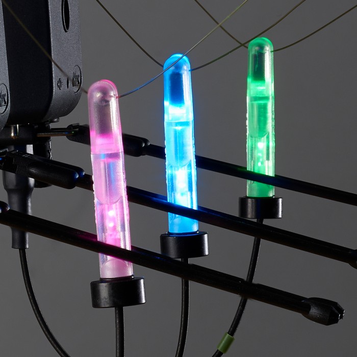 Delkim Clear Slimlite Indication Set Green Blue Purple