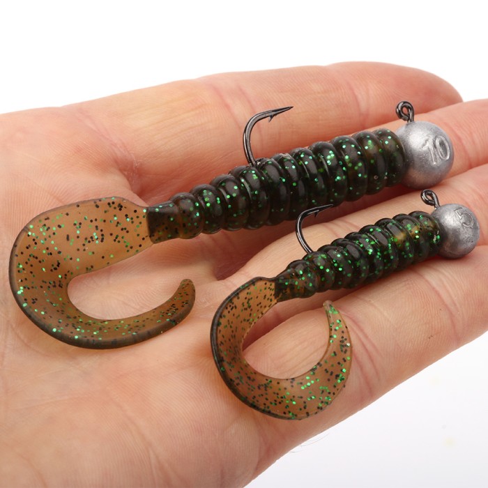 Discover Curly Tail Grub Lure Pack 6