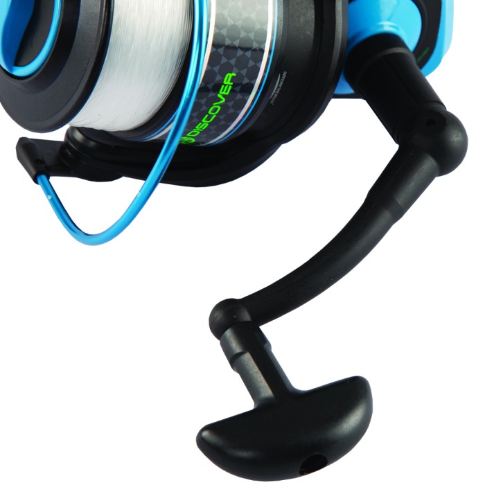 Discover Mack Attack Fishing Rod & Reel Combo 12ft 80FD Reel Close Up