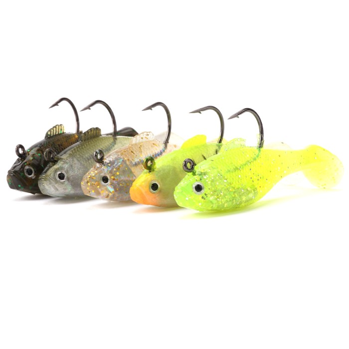 Discover Paddle Tail Shad Lure Pack 6