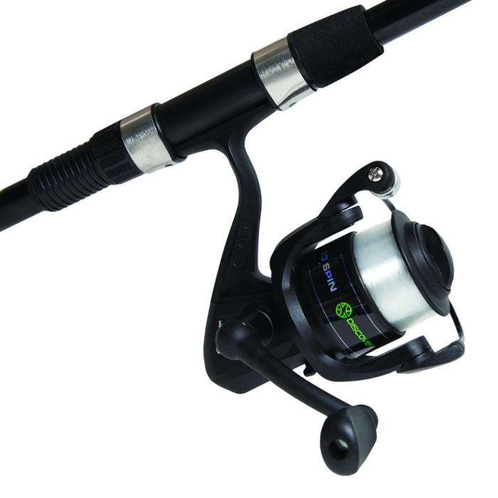 Discover Tele Spin Fishing Rod & Reel Combo 6ft Close Up 1